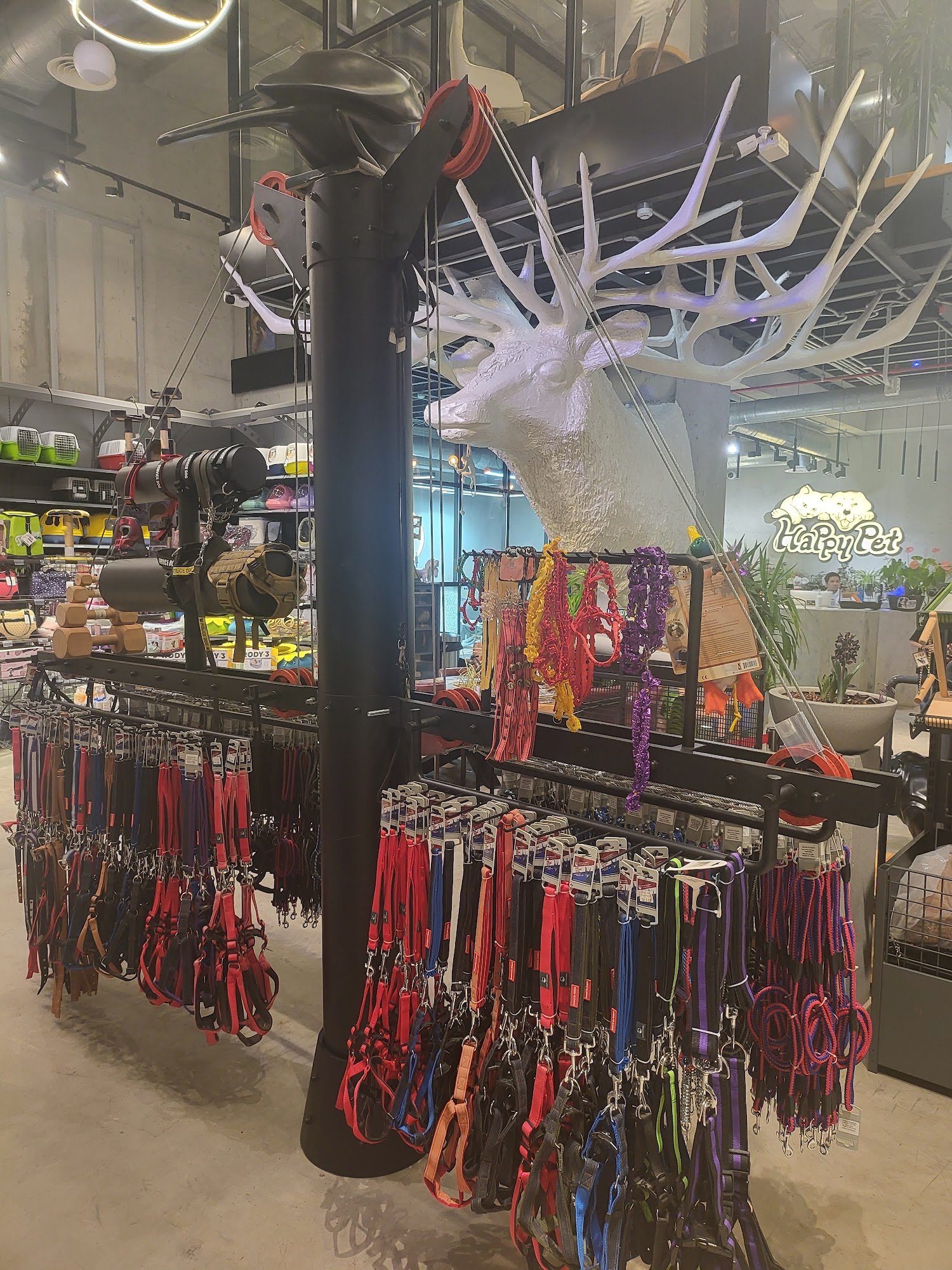 Pet food and accessories store at clinic